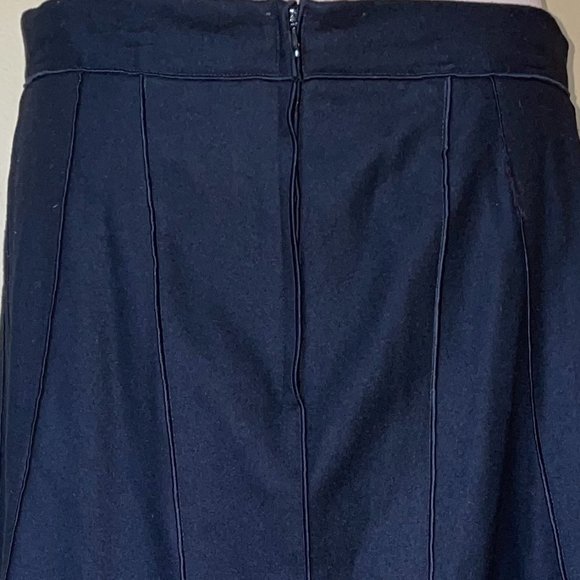 Harve Benard Black Wool Mix 2 PC SET Blazer & Long Paneled Midi Skirt - Picture 12 of 16